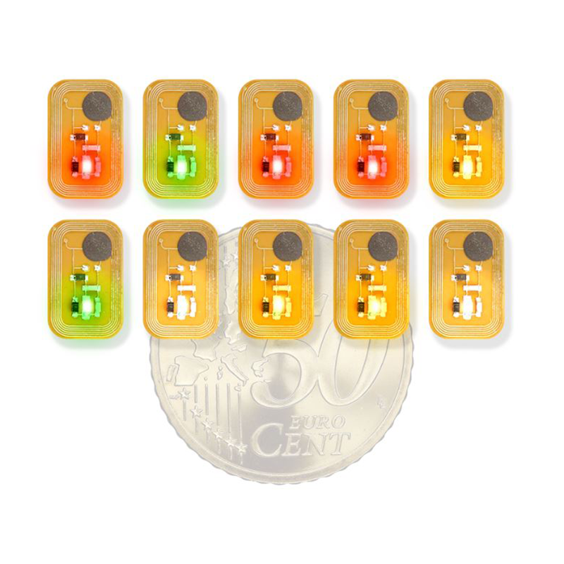 Tiny NTAG® 213 - LED Detector Tags - Pack of 10