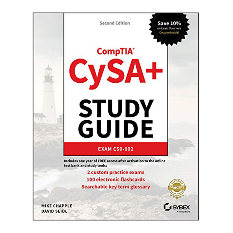 CompTIA CySA+ Study Guide: Exam CS0-002 (Sybex Study Guide) 2nd Edition, Kindle Edition by Mike Chapple (Author), David Seidl (Author)