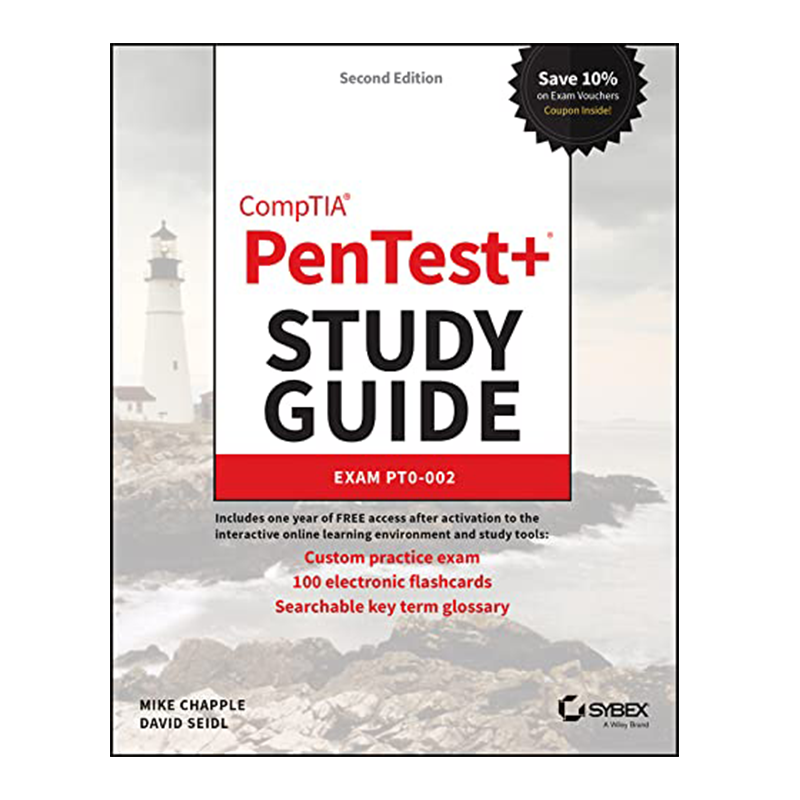 CompTIA PenTest+ Study Guide: Exam PT0-002 (Sybex Study Guide) 2nd Edition, Kindle Edition by Mike Chapple (Author), David Seidl (Author)