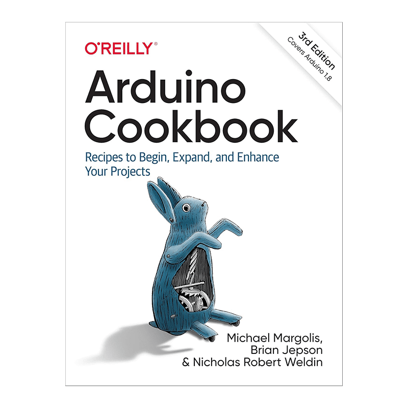 Arduino Cookbook: Recipes to Begin, Expand, and Enhance Your Projects 3rd Edition, Kindle Edition by Michael Margolis (Author), Brian Jepson (Author), Nicholas Robert Weldin (Author)