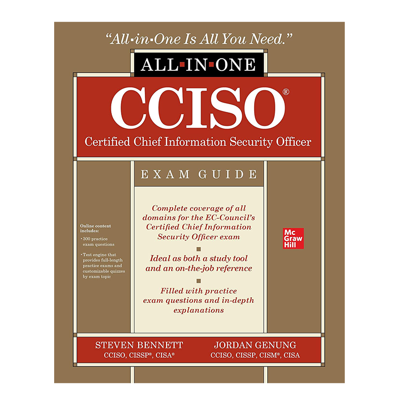 CCISO Certified Chief Information Security Officer All-in-One Exam Guide 1st Edition, Kindle Edition by Steven Bennett (Author), Jordan Genung (Author)