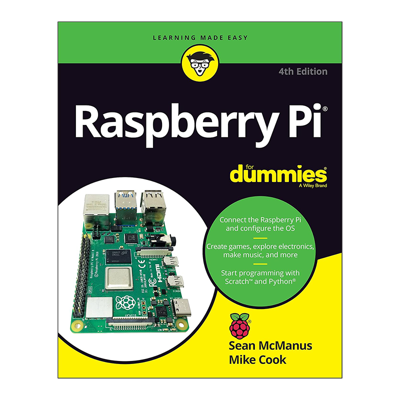Raspberry Pi For Dummies 4th Edition, Kindle Edition by Sean McManus (Author), Mike Cook (Author)