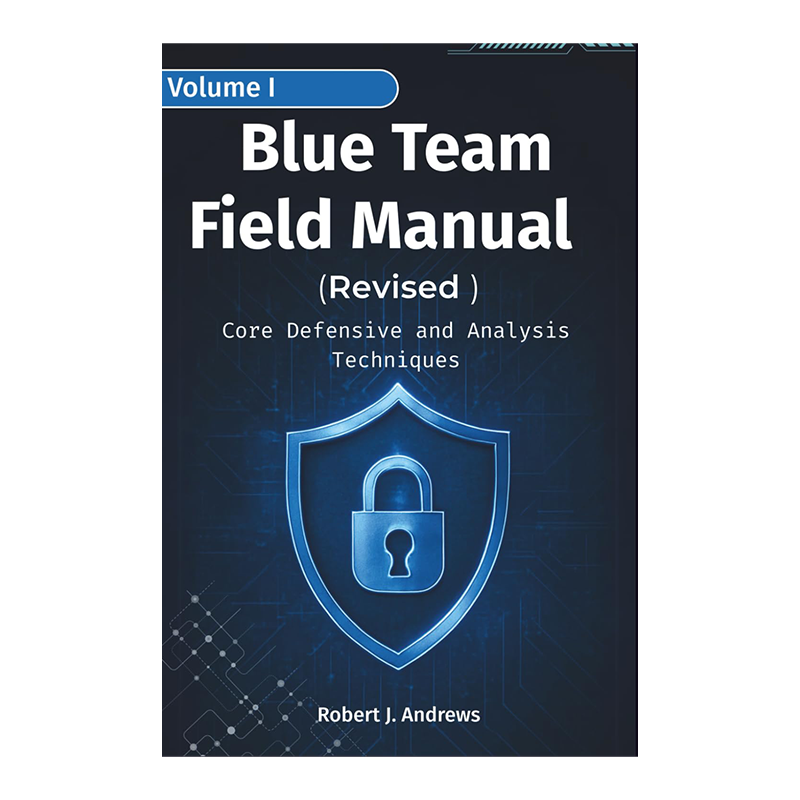 Blue Team Field Manual (BTFM) Volume I (Revised): Core Defensive and Analysis Techniques (CyberOps Handbook Series) by Robert J. Andrews (Author)