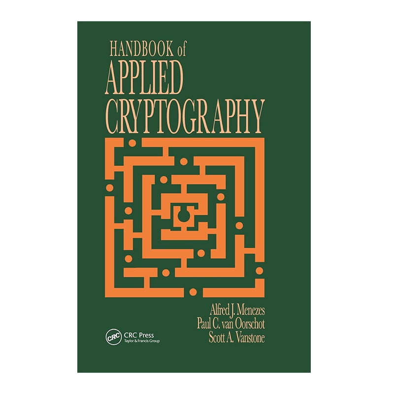 Handbook of Applied Cryptography (Discrete Mathematics and Its Applications) 1st Edition, Kindle Edition by Alfred J. Menezes (Author), Paul C. van Oorschot (Author), Scott A. Vanstone (Author)