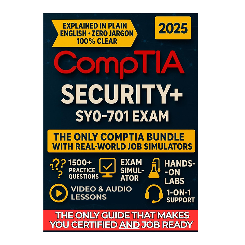 CompTIA Security+ SY0-701 Exam Prep: The Most Complete and Powerful Guide to Ace the Exam [WEEKLY DRILLS & EXAM SIMULATOR + VIDEO & AUDIO LESSONS + ... TESTS + CAREER & RESUME TEMPLATES & GUIDE]