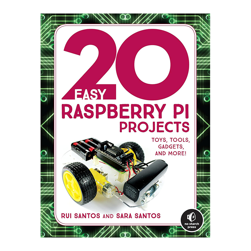 20 Easy Raspberry Pi Projects: Toys, Tools, Gadgets, and More! Kindle Edition by Rui Santos (Author), Sara Santos (Author)