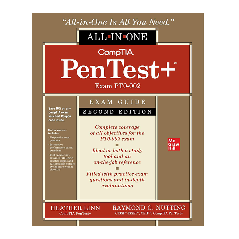 CompTIA PenTest+ Certification All-in-One Exam Guide (Exam PT0-001) Kindle Edition by Raymond Nutting (Author)  Format: Kindle Edition