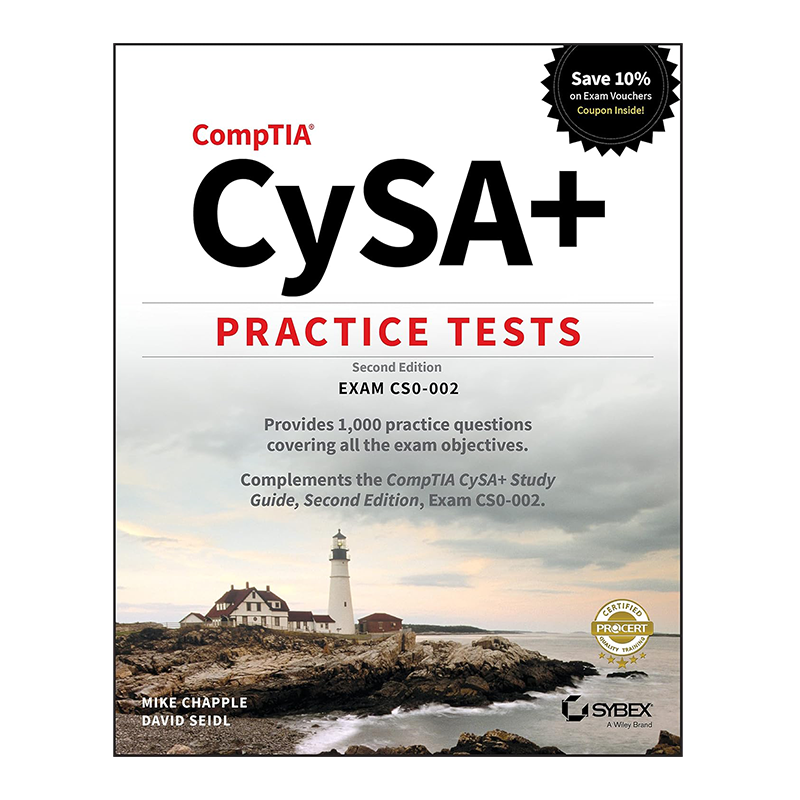 CompTIA CySA+ Practice Tests: Exam CS0-002 2nd Edition by Mike Chapple (Author), David Seidl (Author)