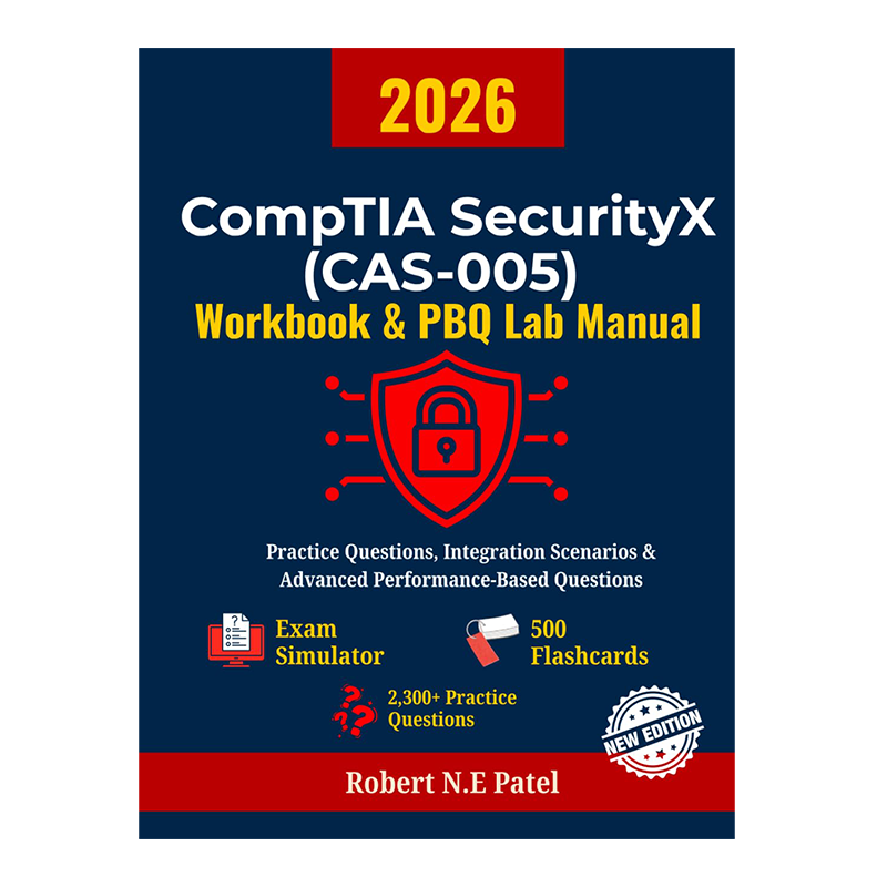 CompTIA SecurityX (CAS-005) Workbook & PBQ Lab Manual: Practice Exams, Integration Scenarios & Advanced Performance-Based Questions (CompTIA SecurityX ... Guide for Advanced Practitioners)