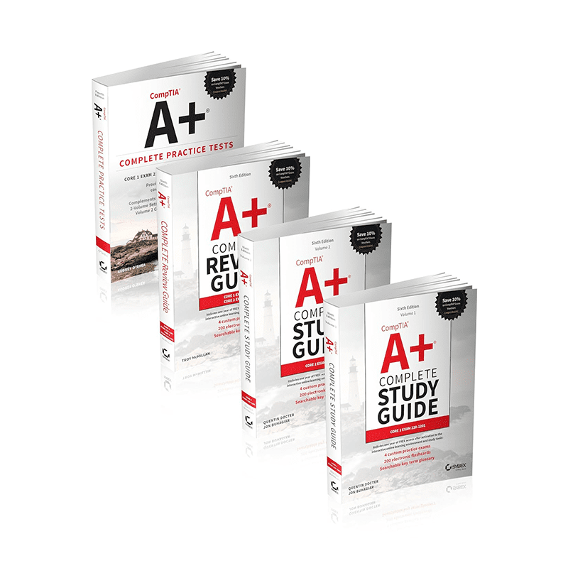 CompTIA A+ Complete Certification Kit: Exam 220-1101 and Exam 220-1102 5th Edition by Quentin Docter (Author), Jon Buhagiar (Author), Troy McMillan (Author), Audrey O'Shea (Author)