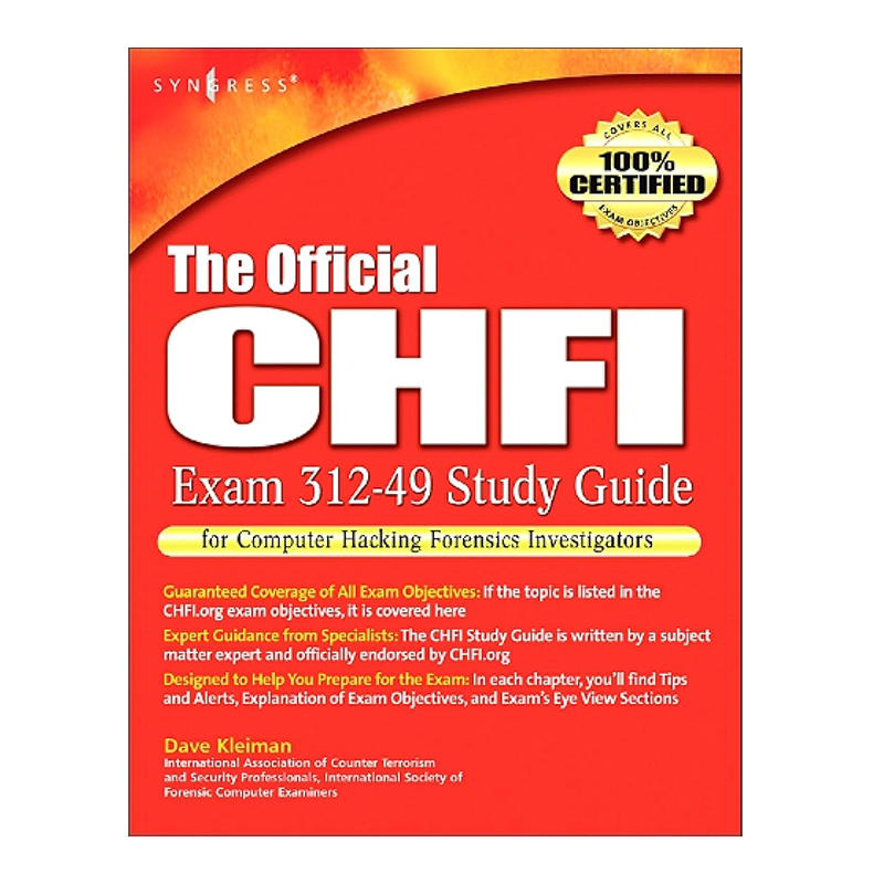 The Official CHFI Study Guide (Exam 312-49): for Computer Hacking Forensic Investigator 1st Edition, Kindle Edition by Dave Kleiman (Author