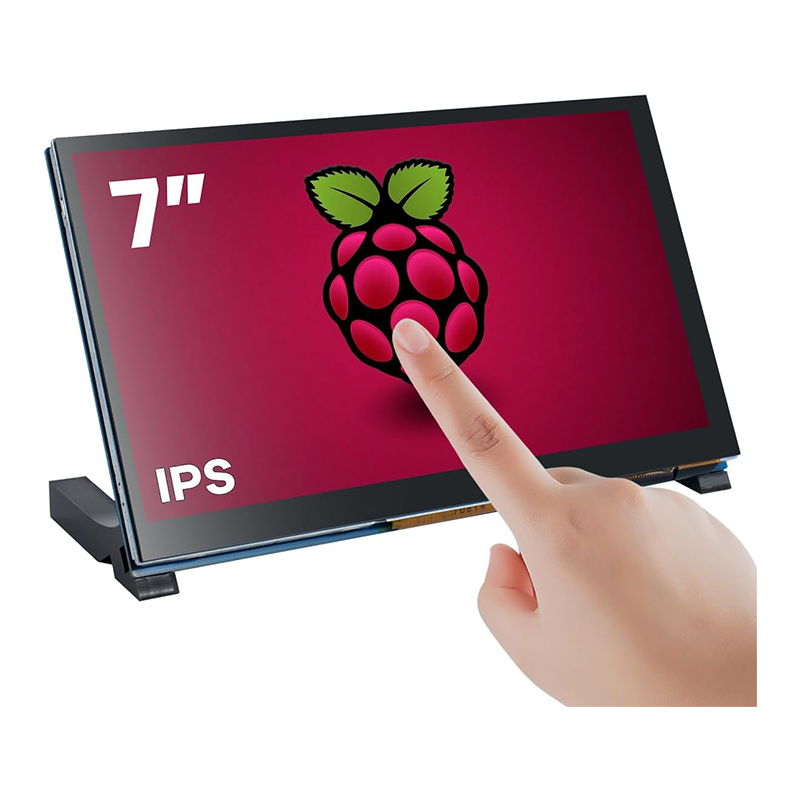 7 Inch Touchscreen IPS DSI Display Compatible with Raspberry Pi 5/4/3, 800x480 Pixel Capacitive Screen MIPI Driver-Free Interface