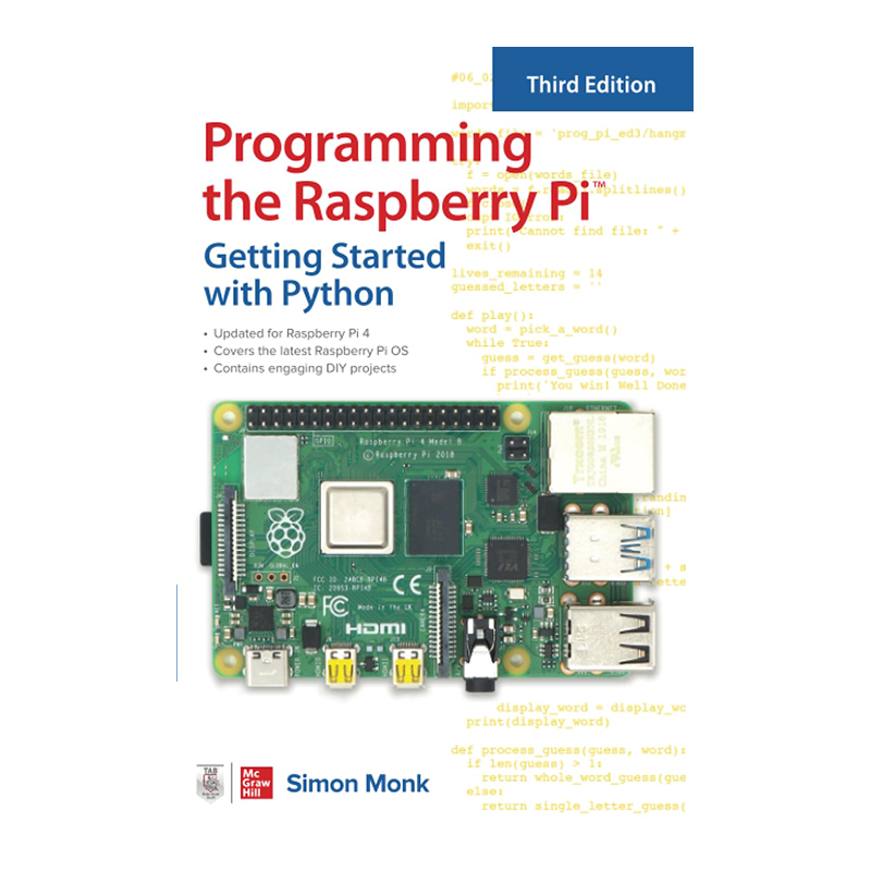 Programming the Raspberry Pi, Third Edition: Getting Started with Python 3rd Edition, Kindle Edition by Simon Monk (Author)