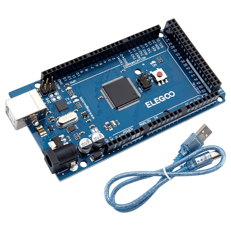 ELEGOO MEGA R3 Board ATmega 2560 + USB Cable Compatible with Arduino IDE Projects RoHS Compliant