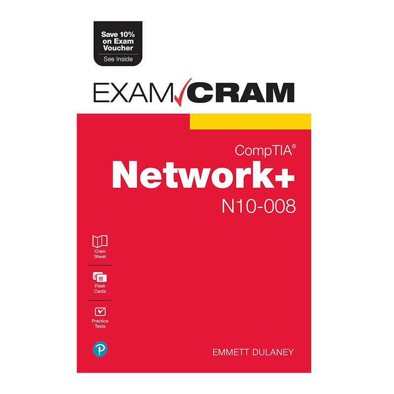 CompTIA Network+ N10-008 Exam Cram 7th Edition by Emmett Dulaney (Author)