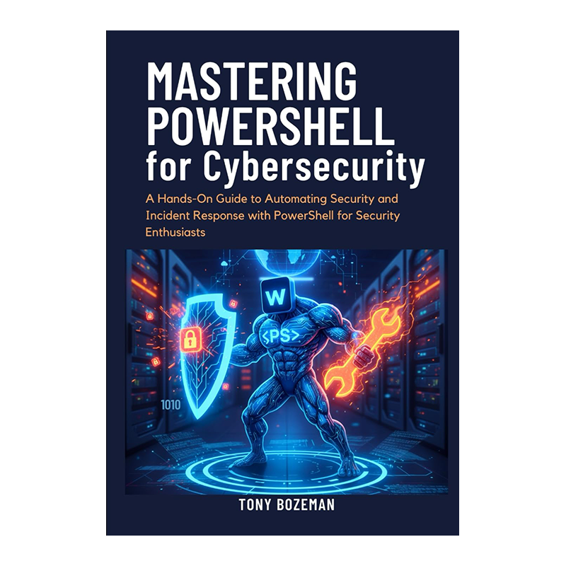 Mastering PowerShell for Cybersecurity: A Hands-On Guide to Automating Security and Incident Response with PowerShell for Security Enthusiasts by Tony Bozeman (Author)