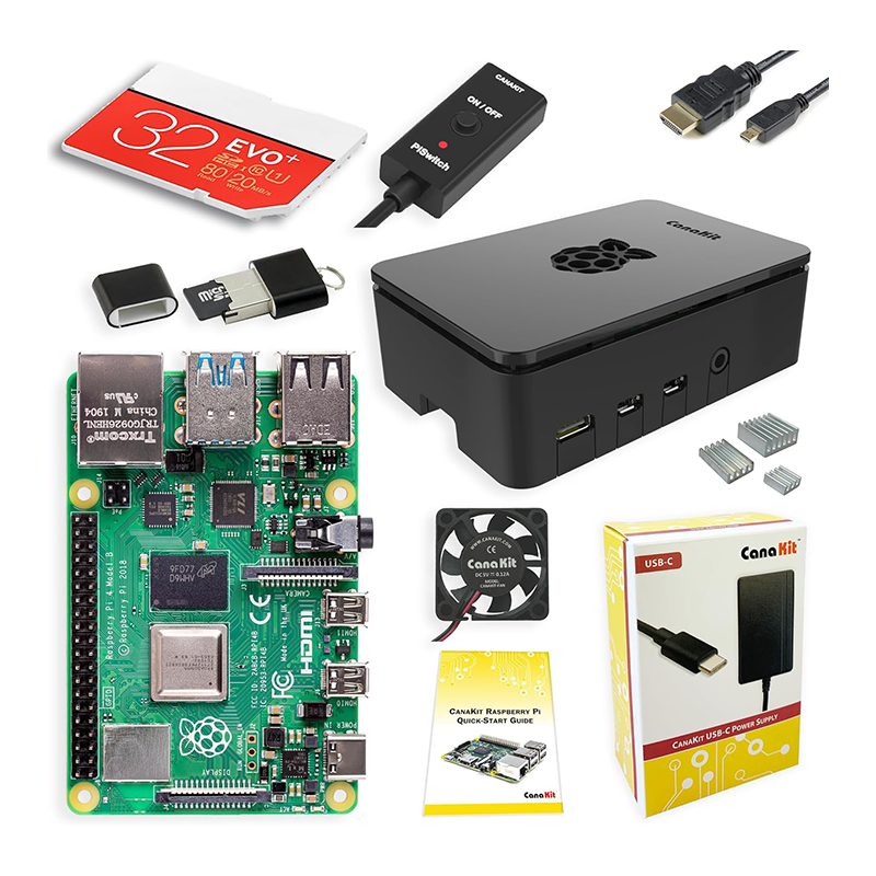 CanaKit Raspberry Pi 4 4GB Starter PRO Kit - 4GB RAM