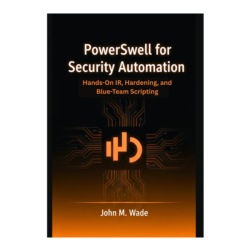 PowerShell for Security Automation: Hands-On IR, Hardening, and Blue-Team Scripting (Cybersecurity Coding Mastery Series: High-Performance Security Tools, Automation, and Detection Engineering) by John M. Wade (Author)