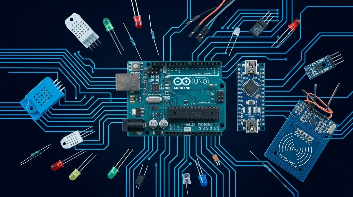Microcontrollers, RFID Modules, WiFi Chips, and Breadboards: The Hacker's Hardware Workbench