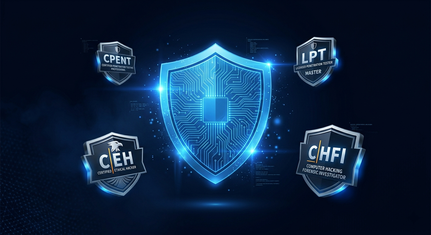 CEH, CPENT, CHFI, LPT Master — Credentials That Build an Offensive Security Career