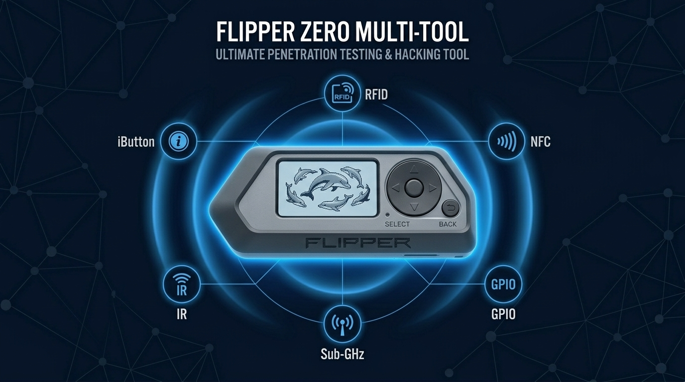 Sub-GHz Radio, RFID, NFC, Infrared, GPIO, and iButton in a Single Handheld Device