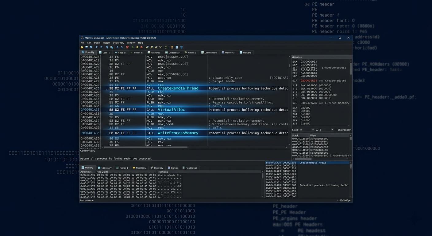 Suspicious API Calls, PE Headers, and Disassembly: What Analysts See When They Look at Malware