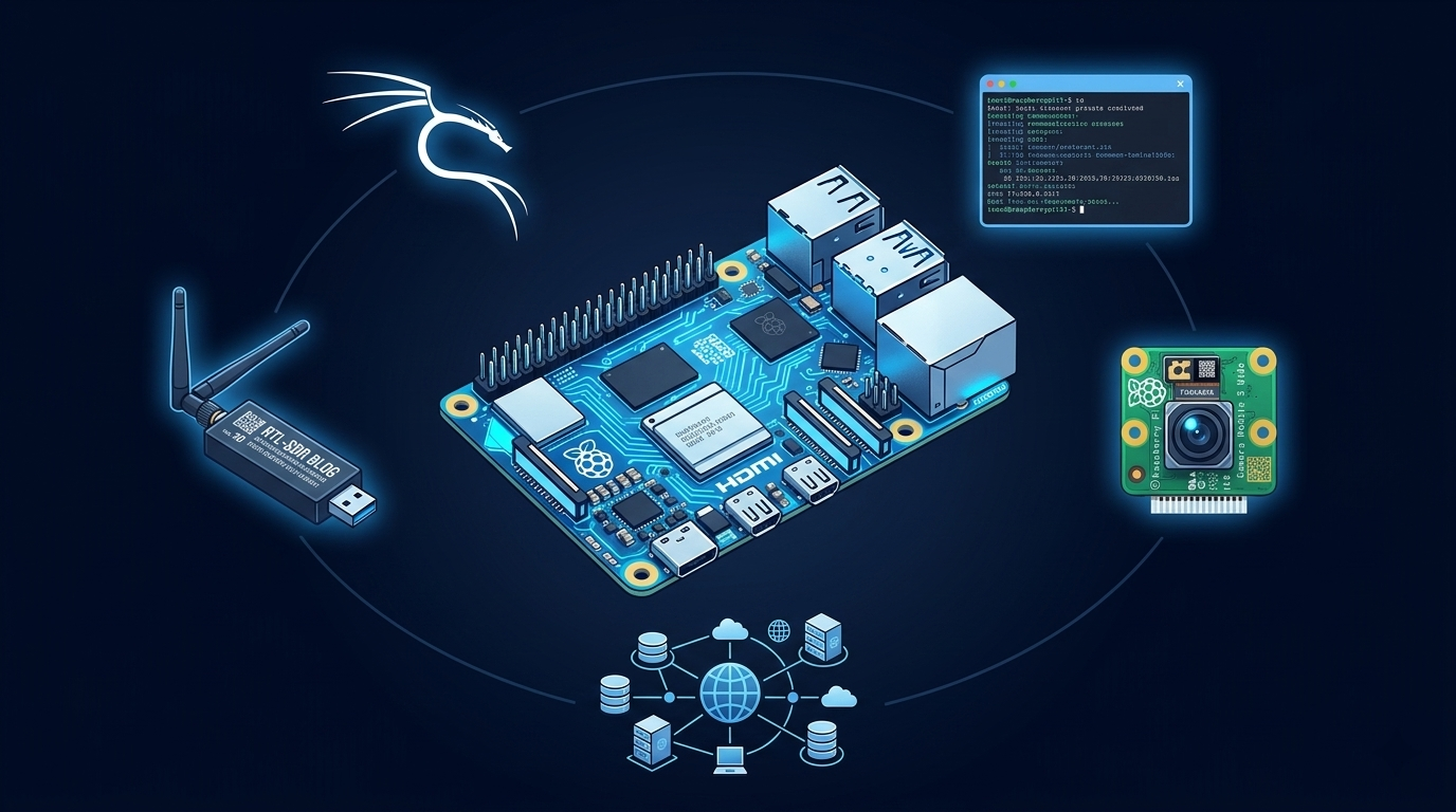 Kali Linux, Nmap, Metasploit, Wireshark, and Suricata Running on $35–80 of Hardware