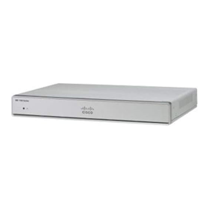Cisco C1111-4P - Cisco ISR 1100 4-Port Dual GE WAN Ethernet Router (Renewed)