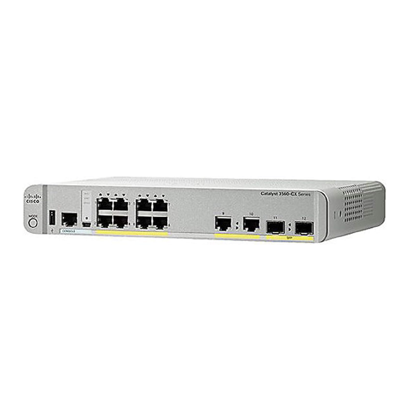 Cisco WS-C3560CX-8PC-S Catalyst 3560X 8-Port PoE 2x1G Uplinks IP Base Switch (Renewed)