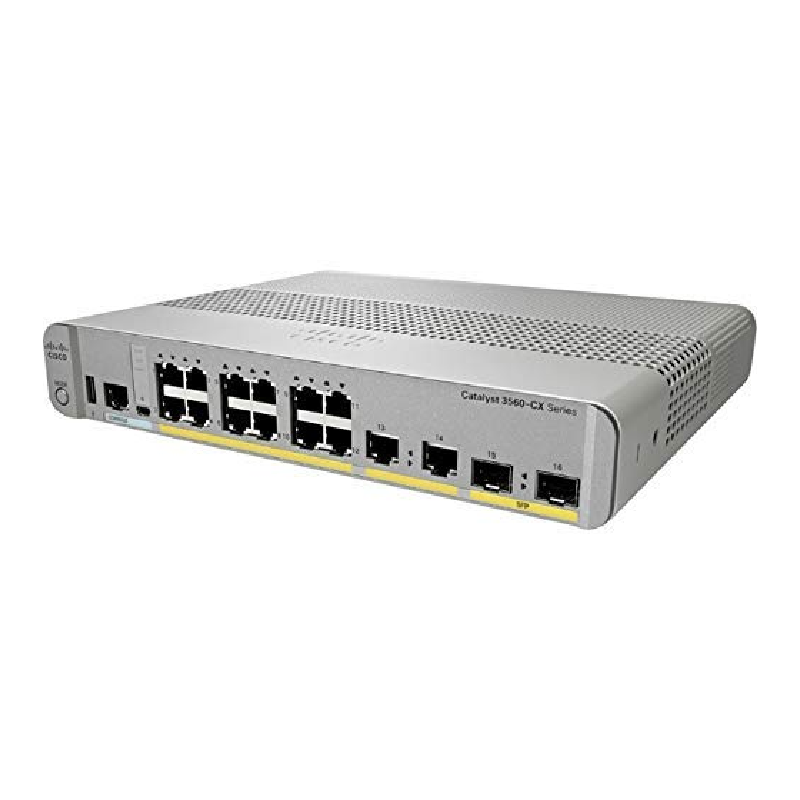 Cisco WS-C3560CX-8PC-S Catalyst 3560X 8-Port PoE 2x1G Uplinks IP Base Switch (Renewed)