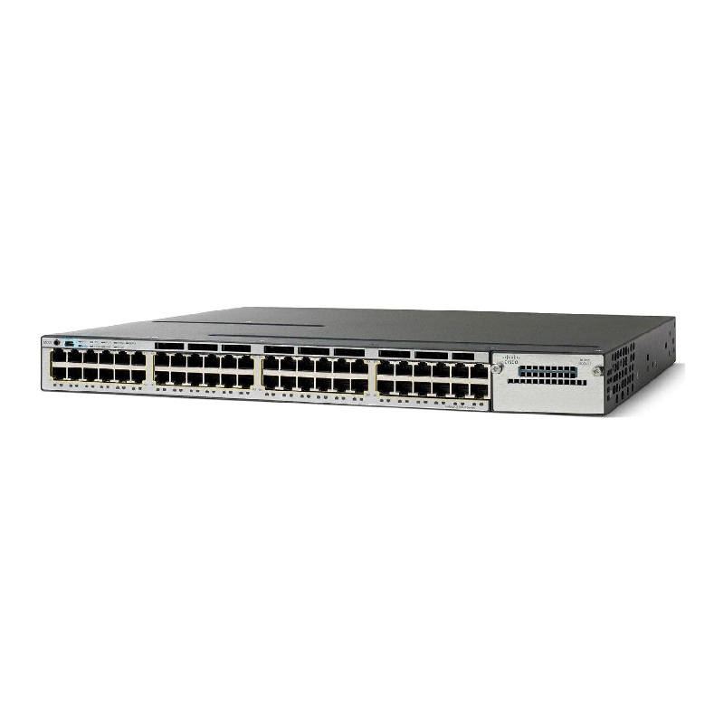 Cisco Catalyst 3750X 48P 1GbE 800W PoE+ IP Base Switch WS-C3750X-48PF-S (Renewed)
