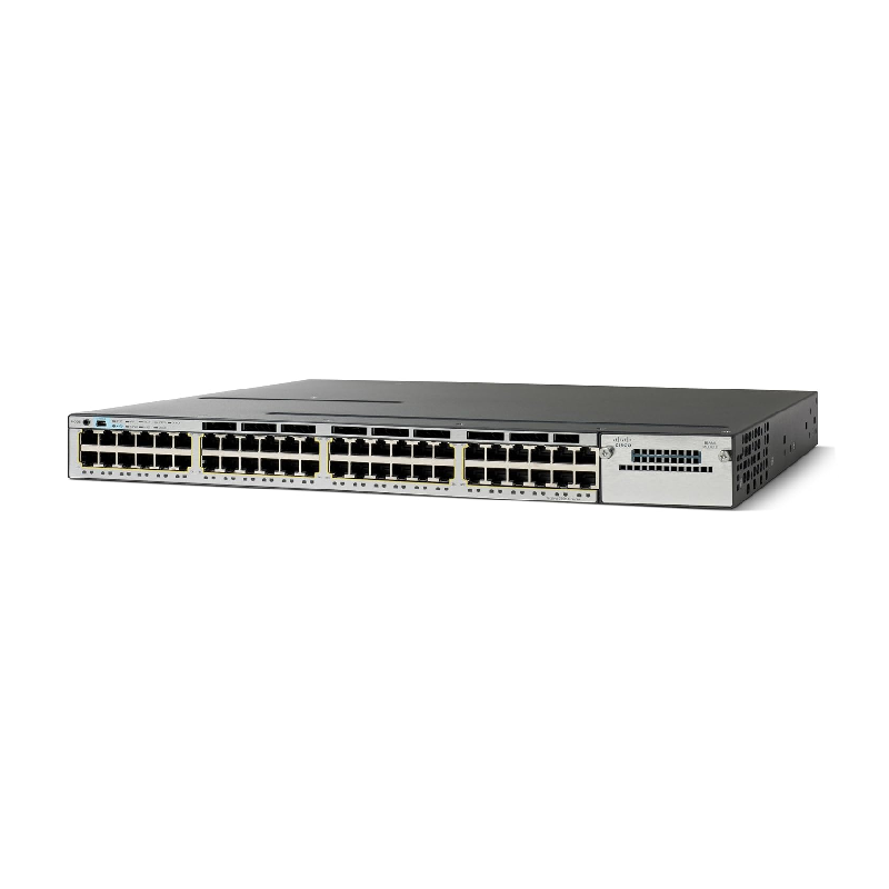 Cisco WS-C3750X-48T-E Catalyst 3750X 48-Port Gigabit Switch (Renewed)
