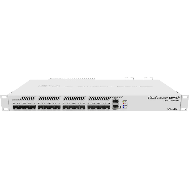 MikroTik CRS317-1G-16S+RM Managed L3 None 1U Grey Network Switch - Network Switches (Managed, L3, None, Mounting Grid, 1U)