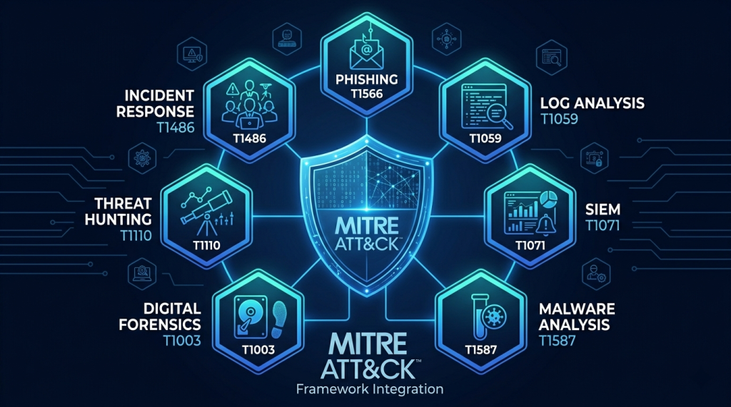 Seven Defensive Categories Mapped to MITRE ATT&CK: From Phishing Analysis to Full APT Incident Response