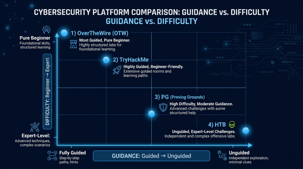 Pre Security → Complete Beginner → Jr Penetration Tester / SOC Level 1 → Advanced Paths
