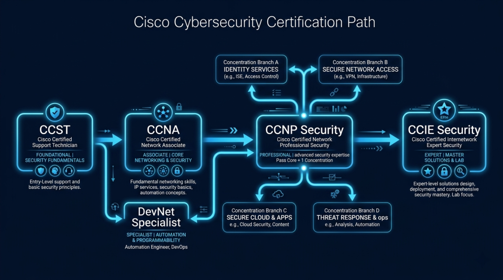 From NOC Analyst to Security Architect — Cisco Certifications and the Roles They Unlock