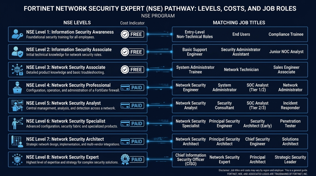 From Firewall Engineer at NSE 4 to Senior Security Architect at NSE 7–8