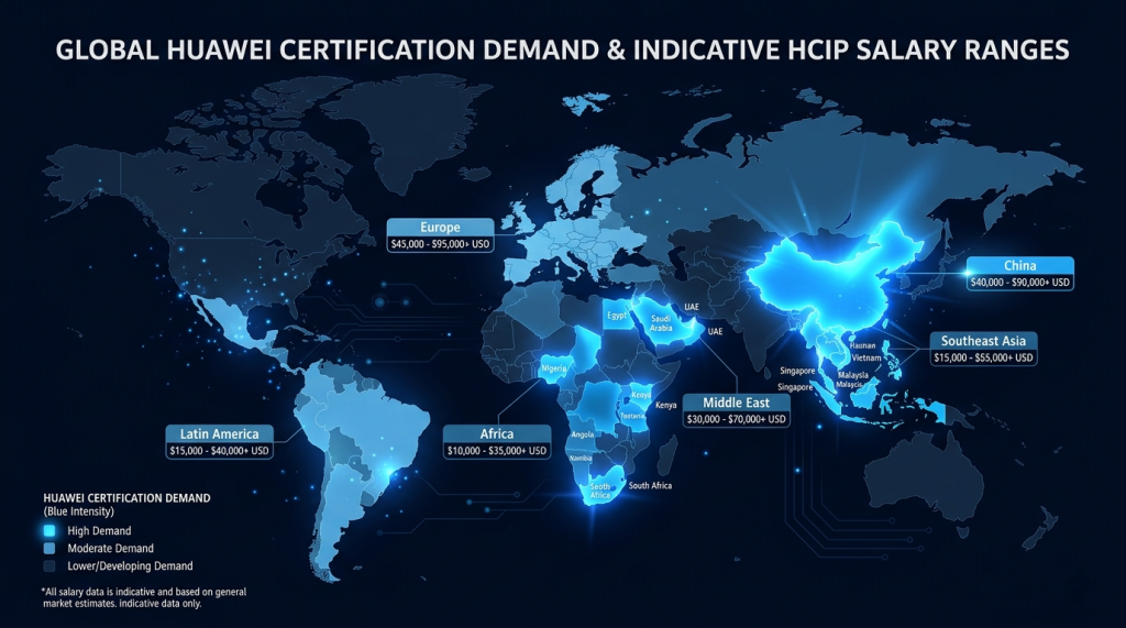 Where Huawei Certifications Carry the Most Weight — Global Market Overview
