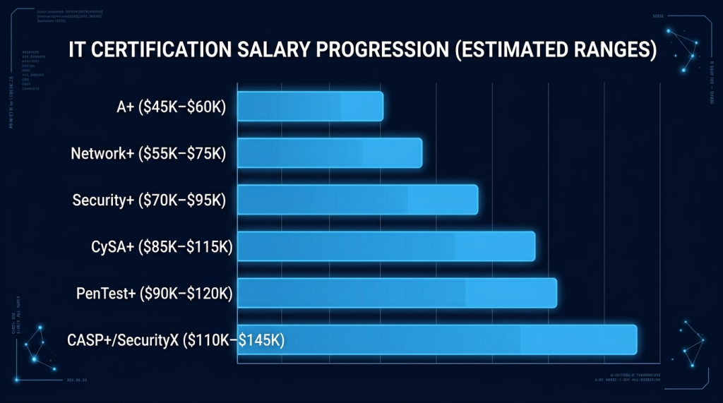 Salary Ranges by Huawei Certification Level — HCIA Through HCIE, Across Key Regions