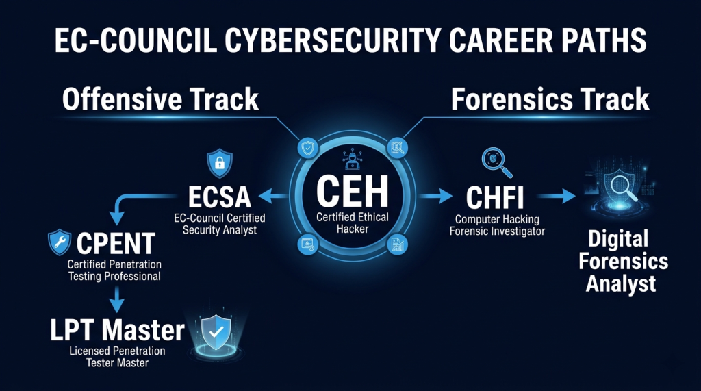 Offensive Track vs Forensics Track: Two Directions After CEH